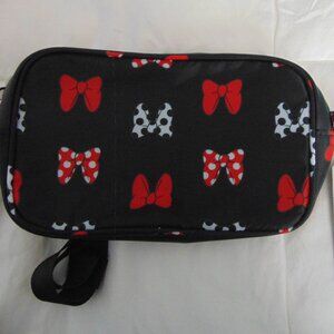 Disneyland Resort Minnie Mouse Bow Black Fanny Pack Brand New
